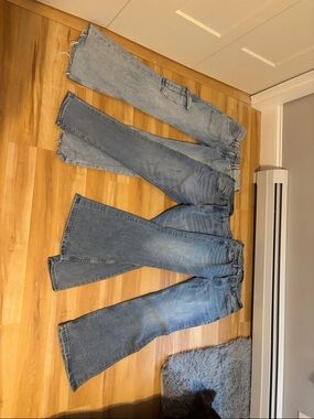 Aeropostale Light Blue Flared Jeans - Set of Three
